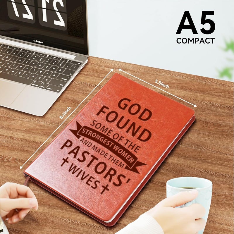 LBWCER Pastors Wife Gift Religious Notebook Pastor Appreciation Gifts Christian Gift for Women Pastors Wife Funny Preacher Wife Notebook (Pastors Wife 2) - Image 2